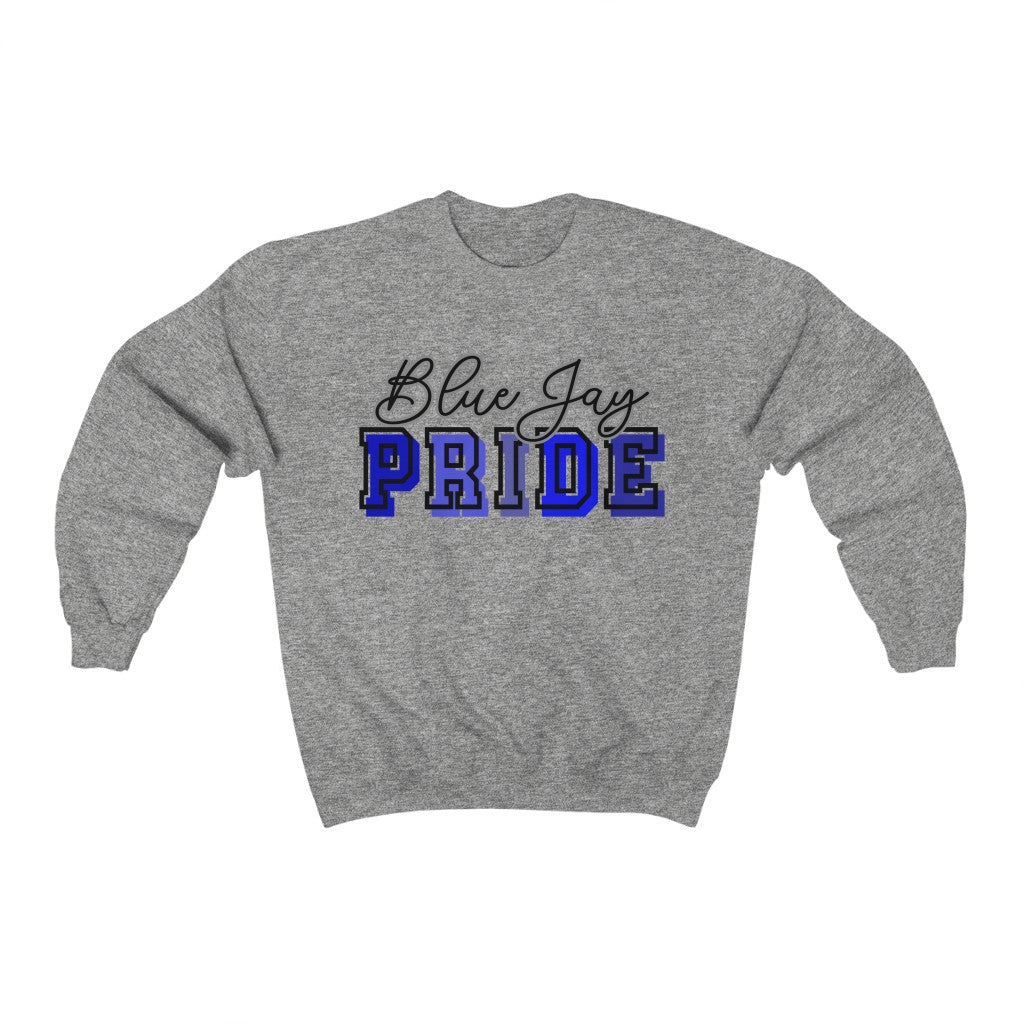 Blue Jay Pride - Unisex Heavy Blend Crewneck Sweatshirt S / White