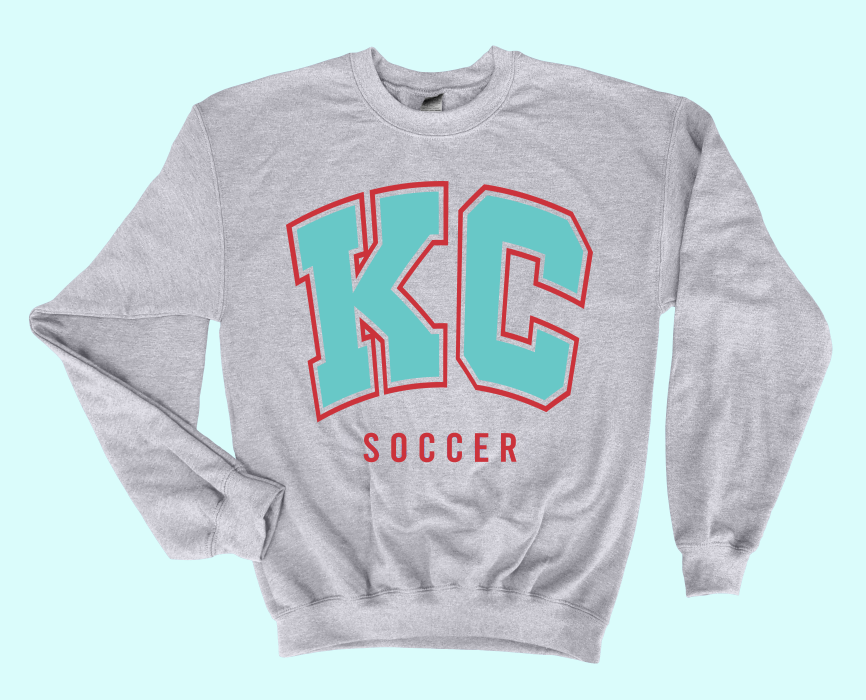 Leopard Print Kansas City Sweatshirt - White