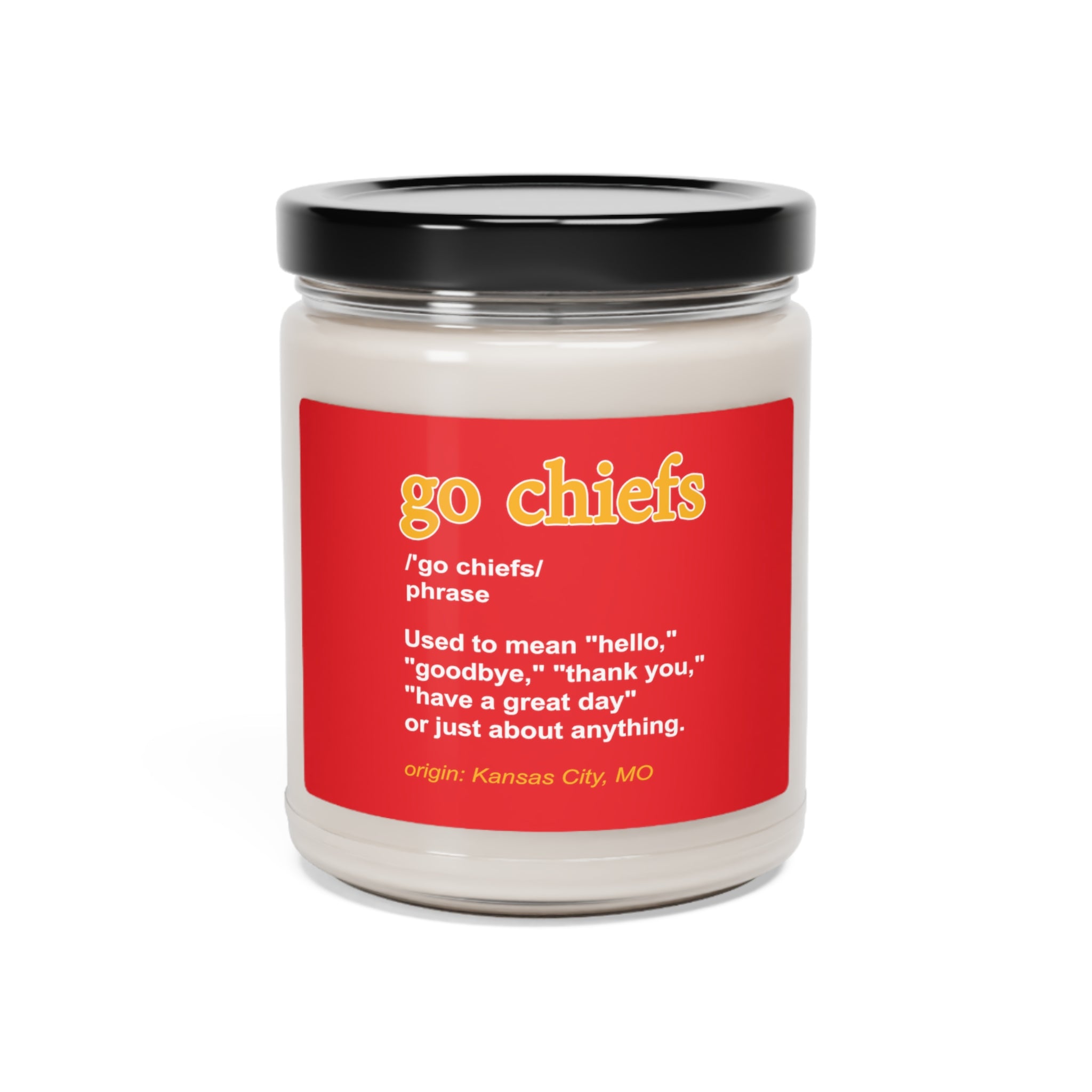 Definition of Chiefs - Scented Soy Candle, 9oz