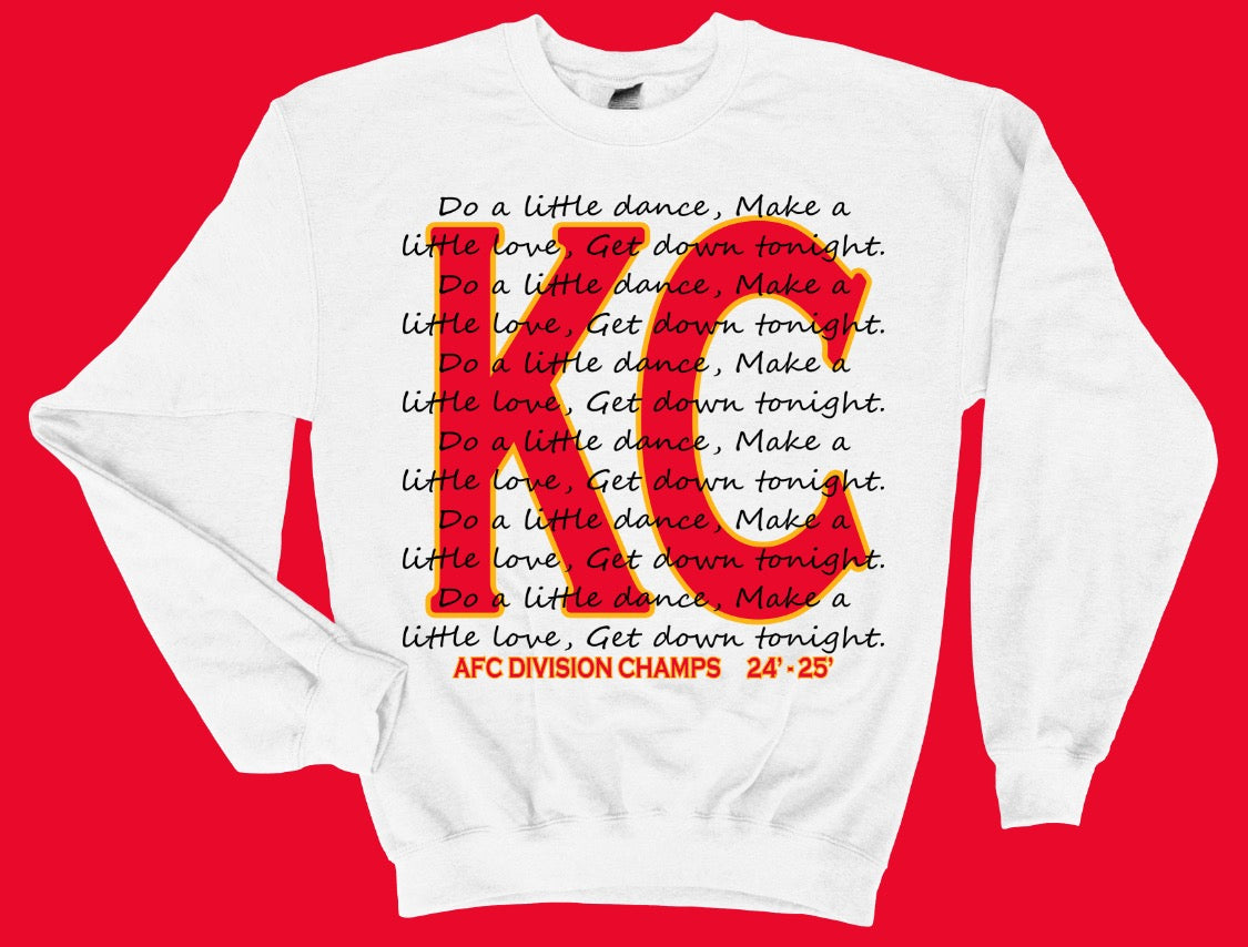 Get Down Tonight - Chiefs - Heavy Blend Crewneck Sweatshirt