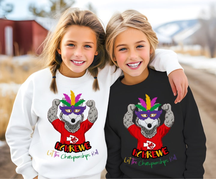 KC KREWE - Heavy Blend Youth Crewneck Sweatshirt