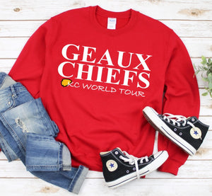 Geaux Chiefs - Heavy Blend Crewneck Sweatshirt