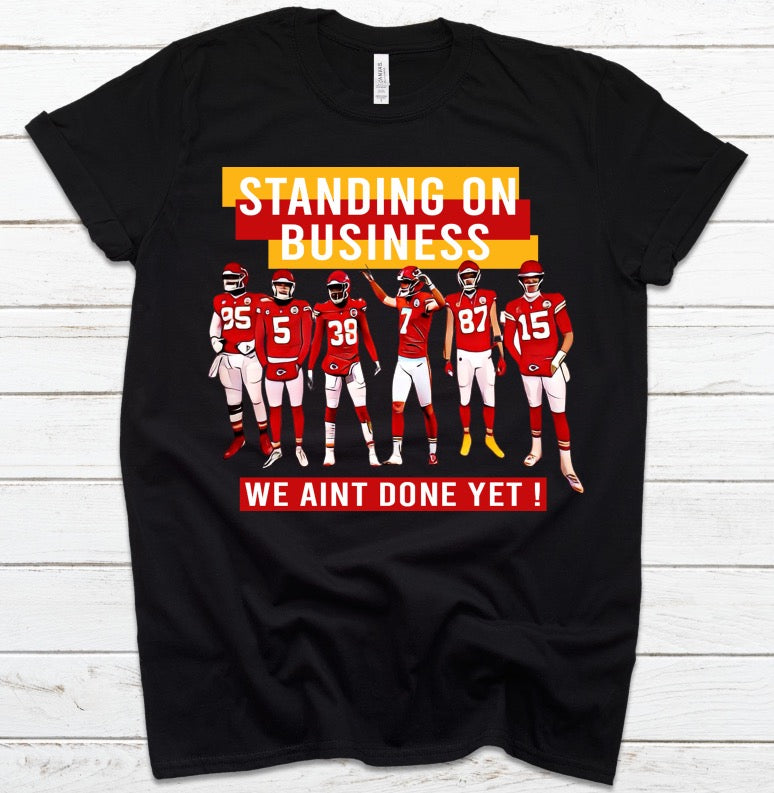 Standing on Business -Unisex Short Sleeve Tee