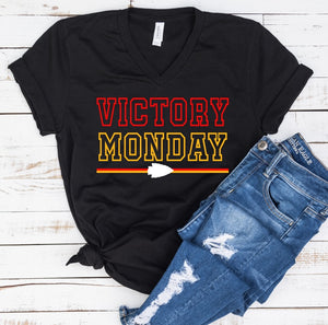 Victory Monday - Unisex V-Neck Tee