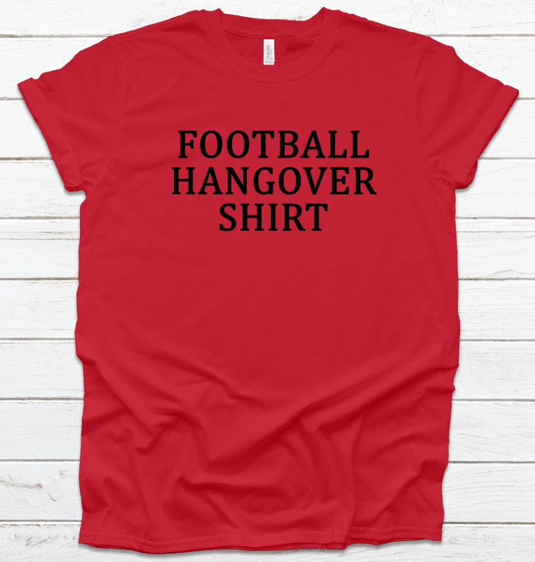 Football Hangover -Black Unisex Short Sleeve