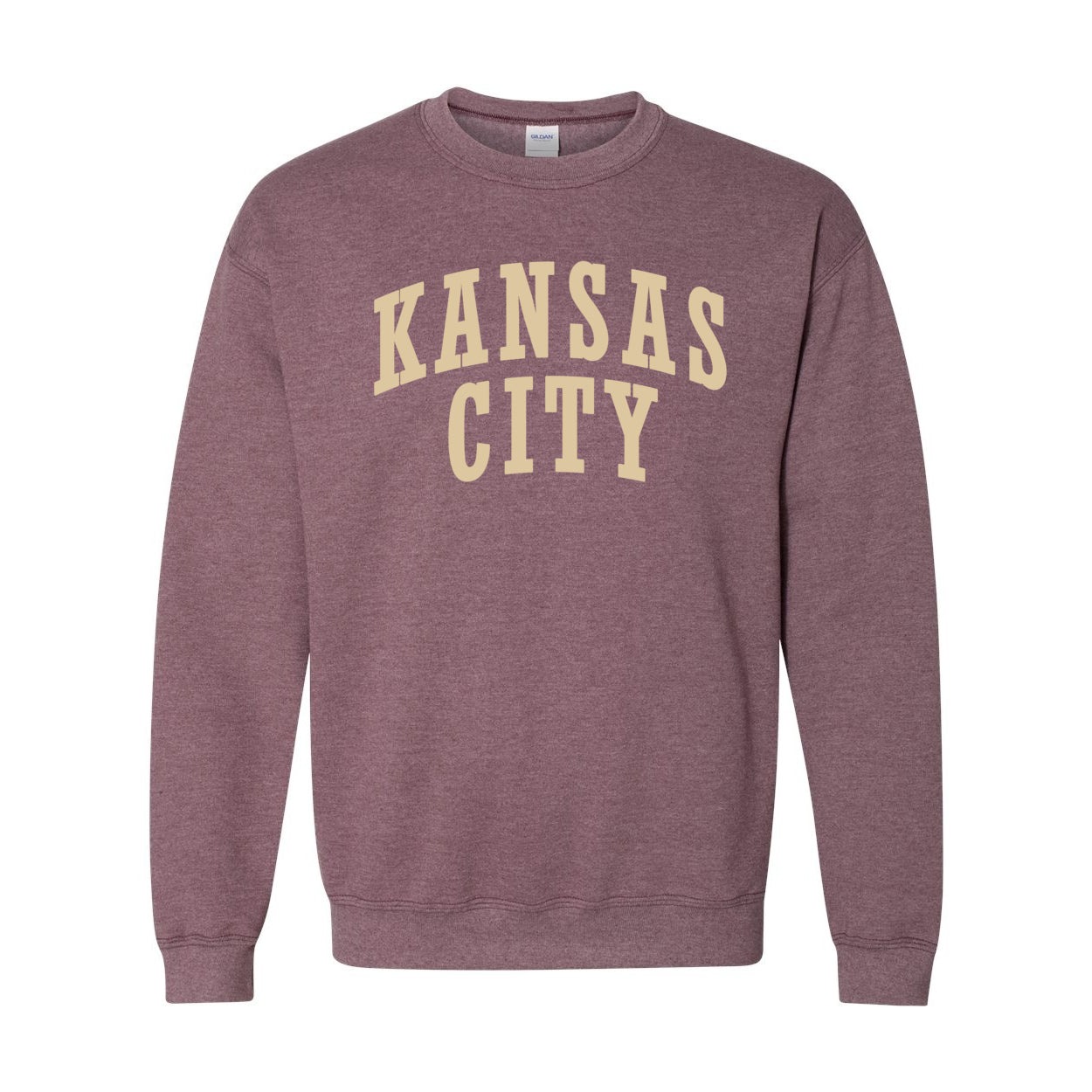 Kansas City - Beige - Heavy Blend Crewneck Sweatshirt