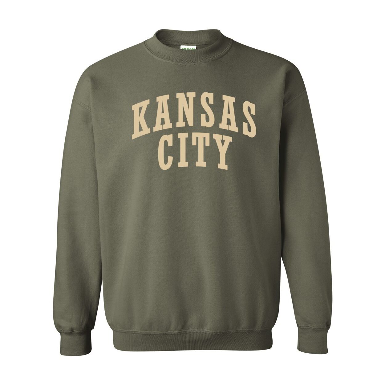 Kansas City - Beige - Heavy Blend Crewneck Sweatshirt