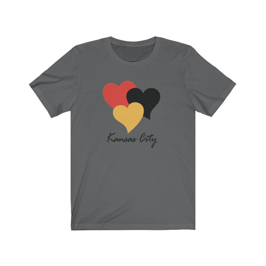 Kansas City Hearts - Unisex Jersey Short Sleeve Tee