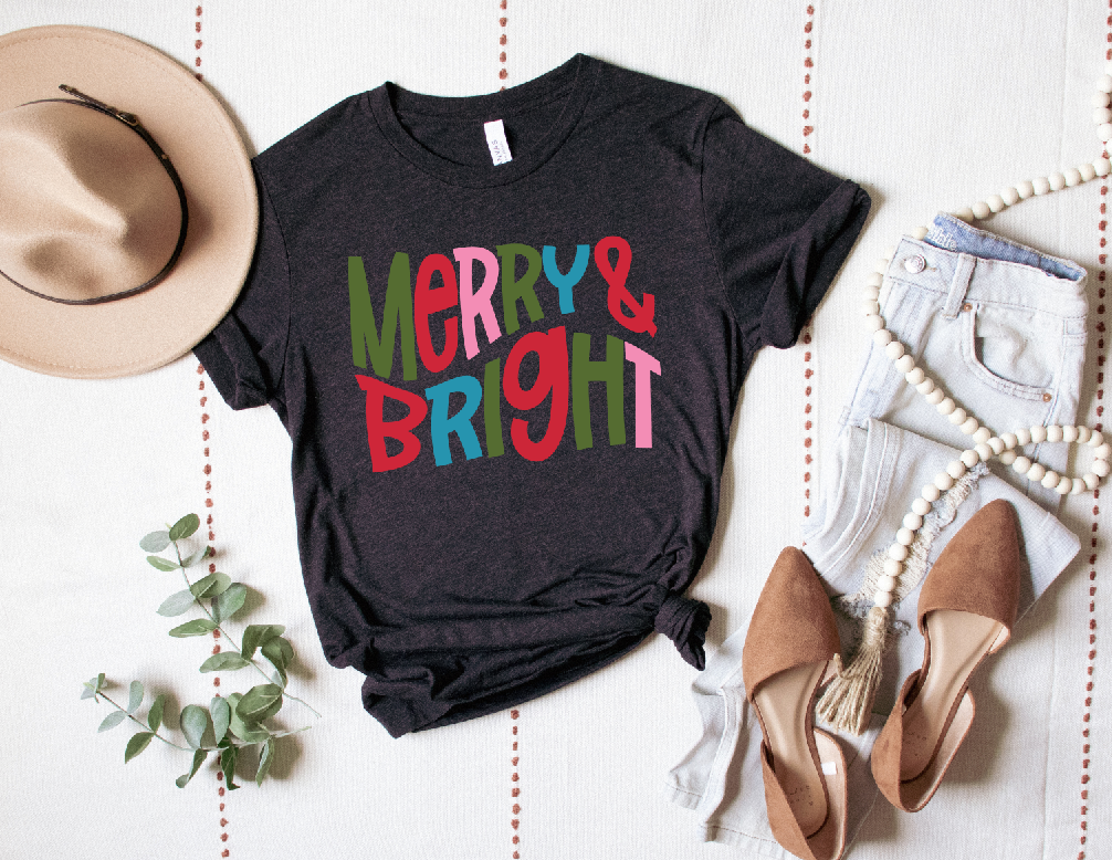 Merry & Bright - Unisex Jersey Short Sleeve Tee