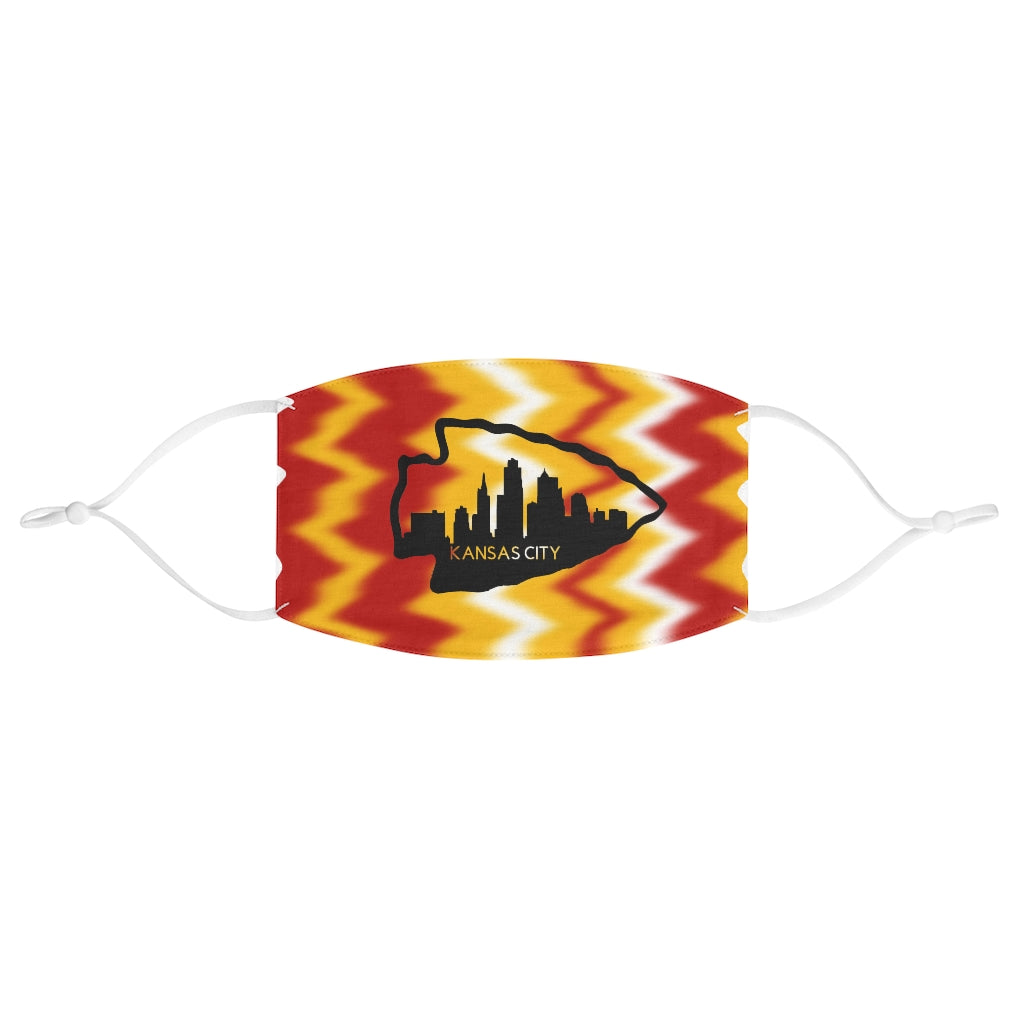 KC Skyline Tie Dye - Fabric Face Mask