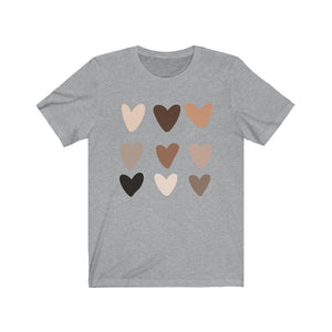 One Heart - Unisex Jersey Short Sleeve Tee