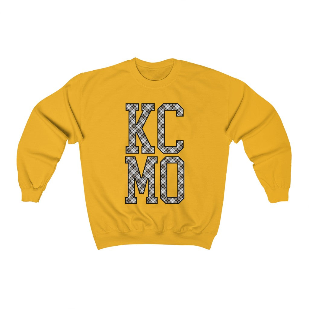 KCMO Plaid- Unisex Heavy Blend™ Crewneck Sweatshirt