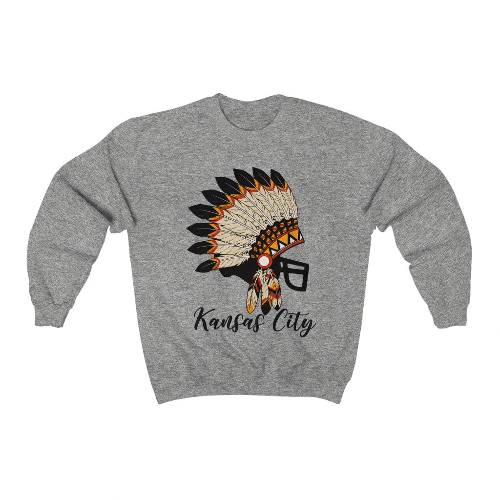 Headdress Black Helmet - Unisex Heavy Blend™ Crewneck Sweatshirt