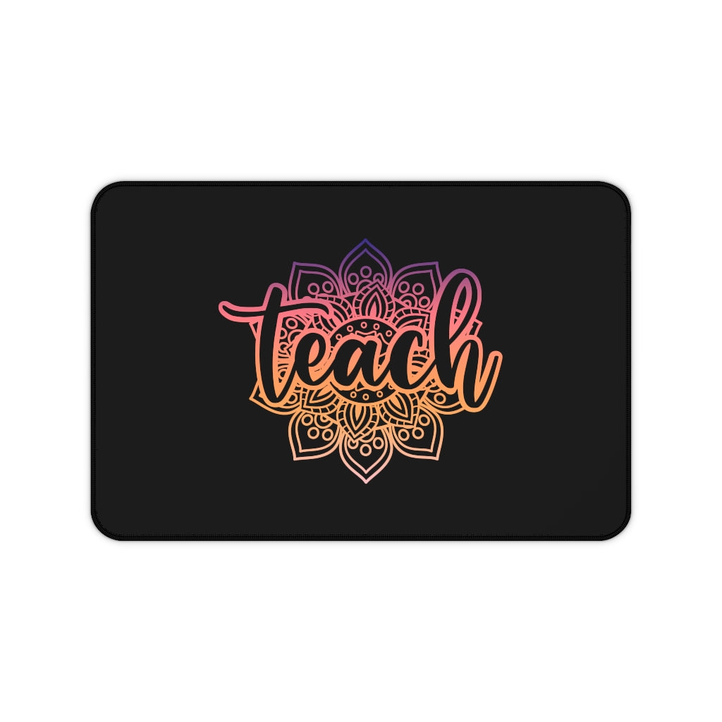 Teach - Peach -Desk Mat