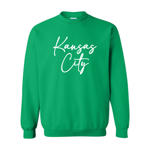 Everyday Kansas City White Font - Crewneck