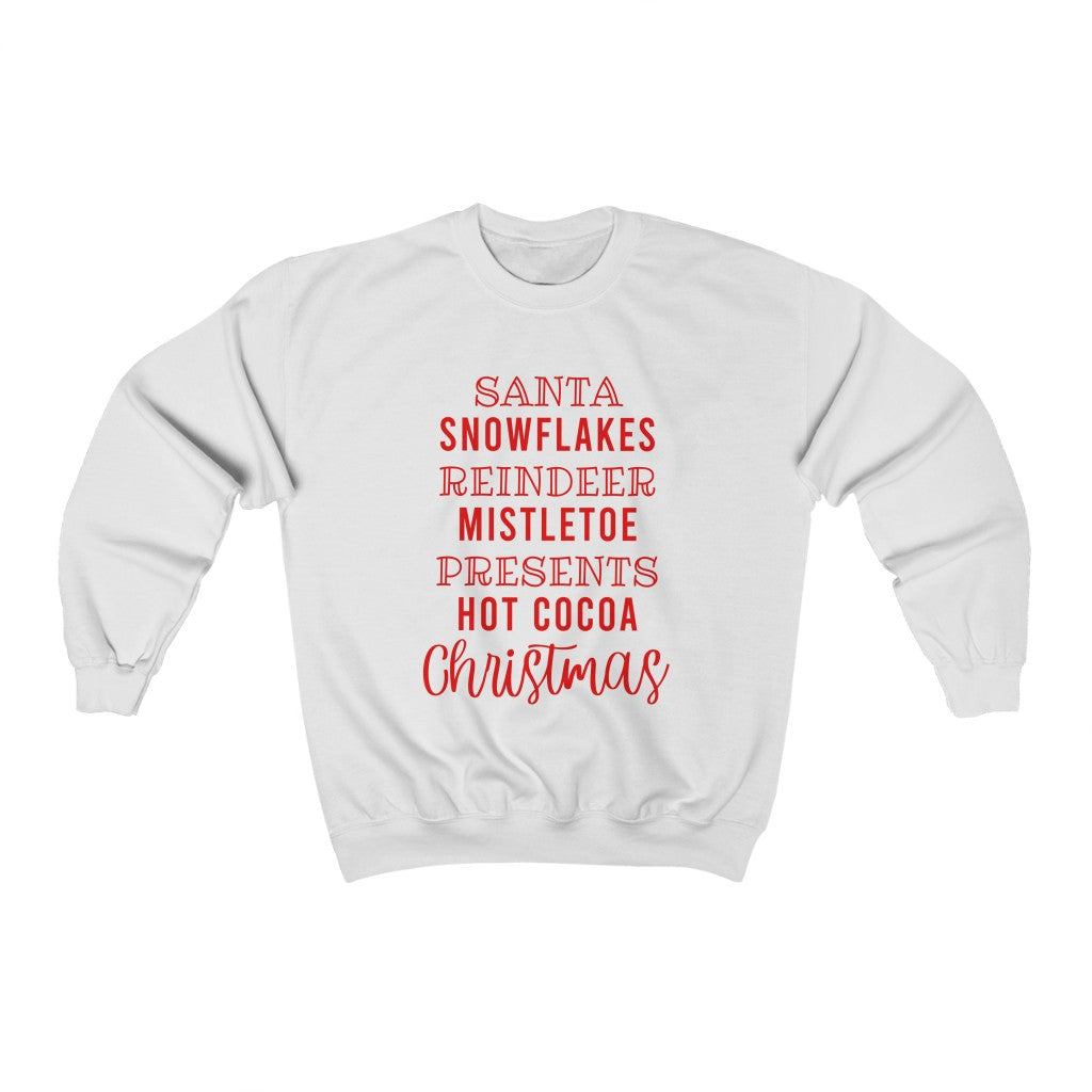 Christmas List - Unisex Heavy Blend™ Crewneck Sweatshirt