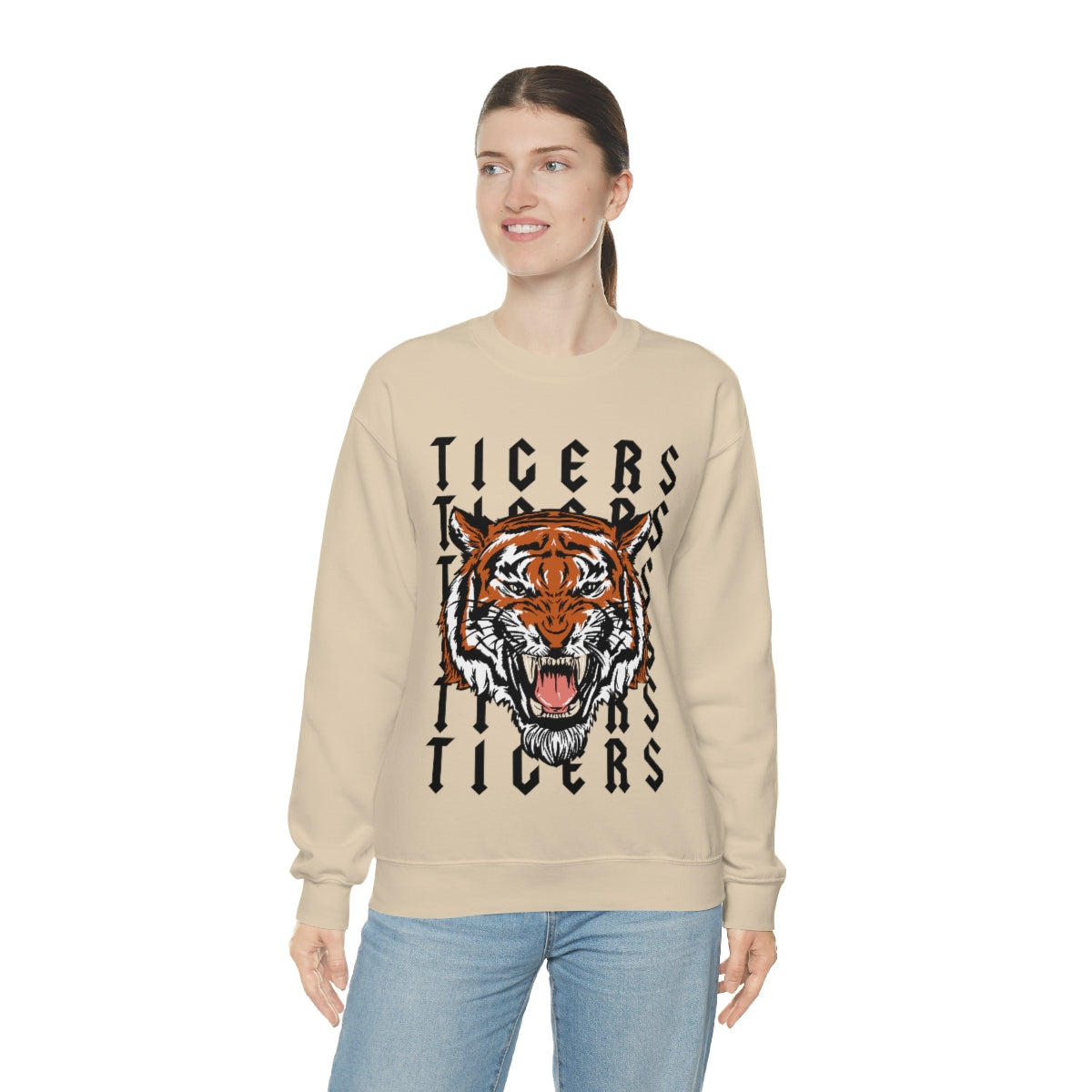 Tigers - Unisex Heavy Blend™ Crewneck Sweatshirt