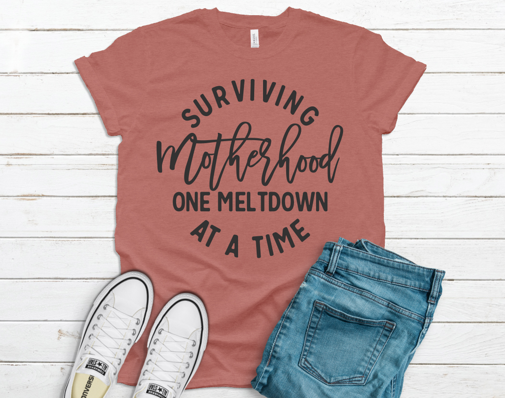 Surviving Motherhood - Unisex Jersey Short Sleeve Tee