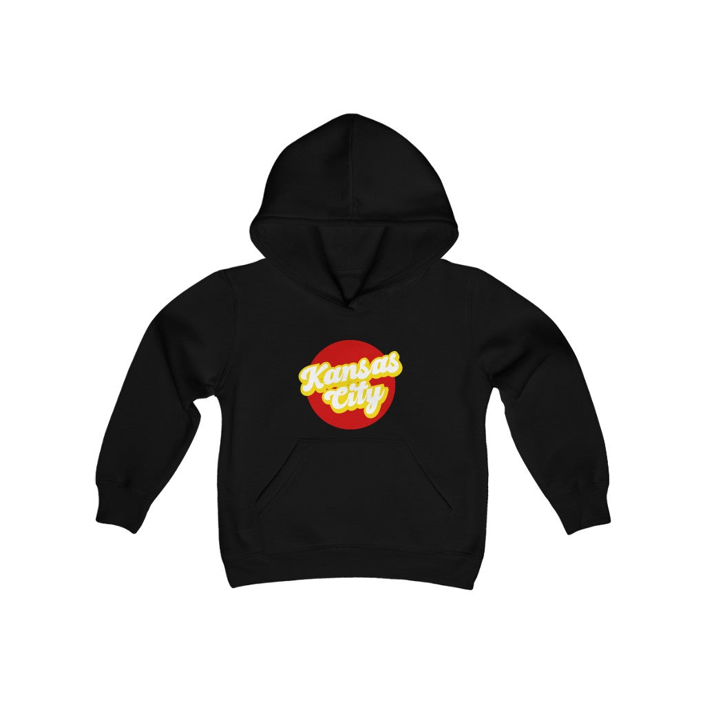 Kansas City Retro - Youth Heavy Blend Hooded Sweatshirt