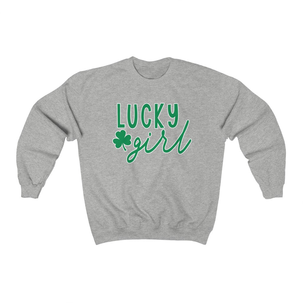 Lucky Girl - Unisex Heavy Blend™ Crewneck Sweatshirt