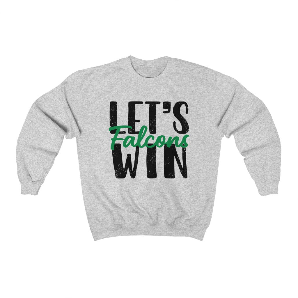 Let’s Win Falcons - Unisex Heavy Blend™ Crewneck Sweatshirt