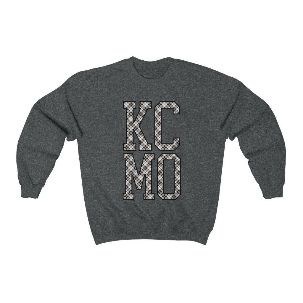 KCMO Plaid- Unisex Heavy Blend™ Crewneck Sweatshirt