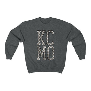 KCMO Plaid- Unisex Heavy Blend™ Crewneck Sweatshirt