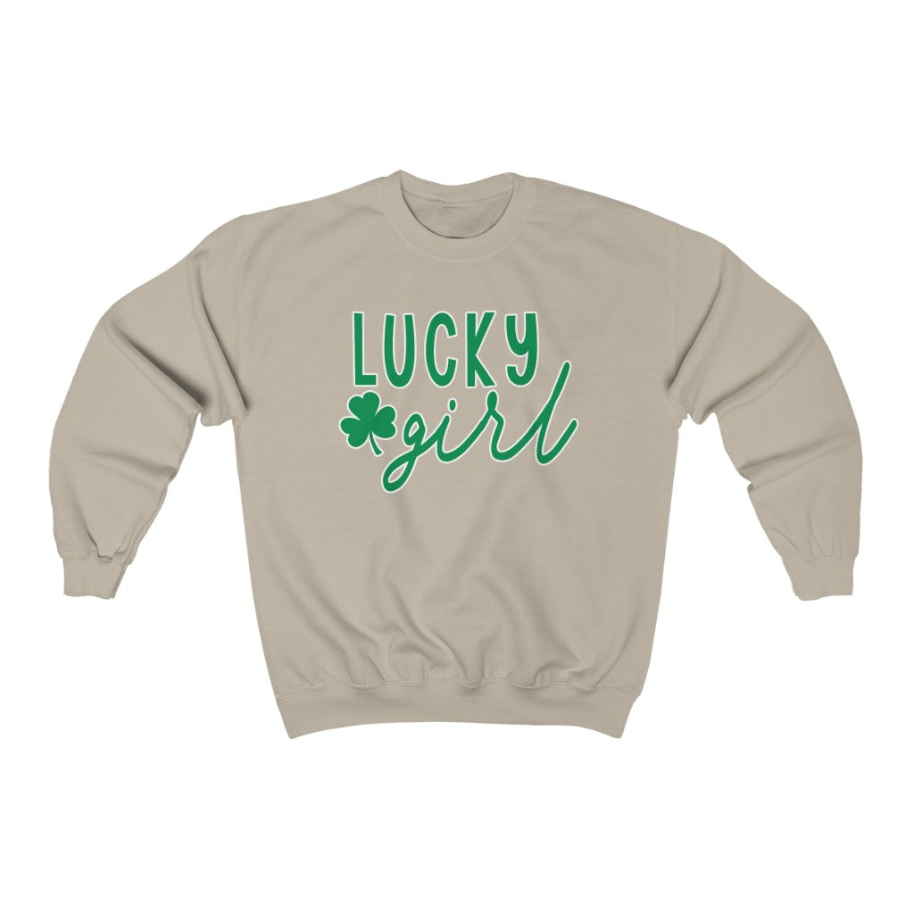 Lucky Girl - Unisex Heavy Blend™ Crewneck Sweatshirt