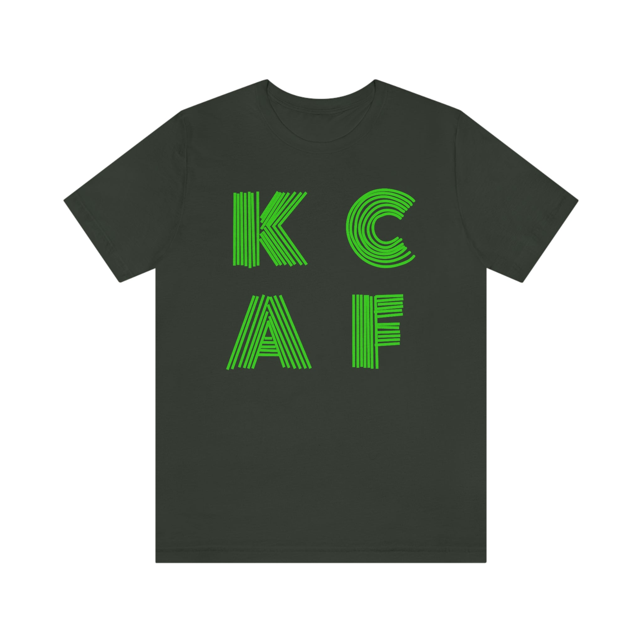 KC AF Green - Unisex Jersey Short Sleeve Tee