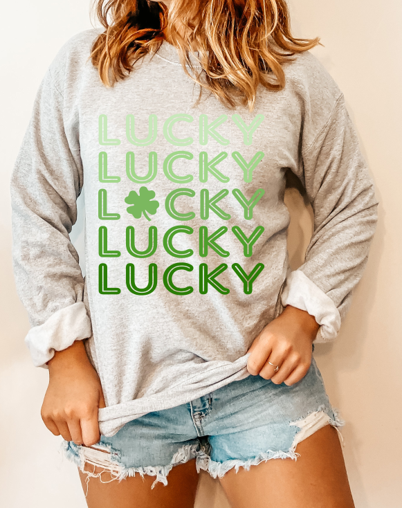 LUCKY - Unisex Heavy Blend™ Crewneck Sweatshirt