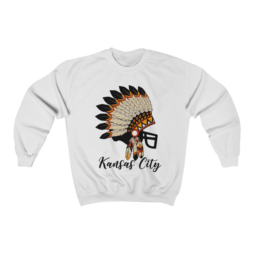 Headdress Black Helmet - Unisex Heavy Blend™ Crewneck Sweatshirt