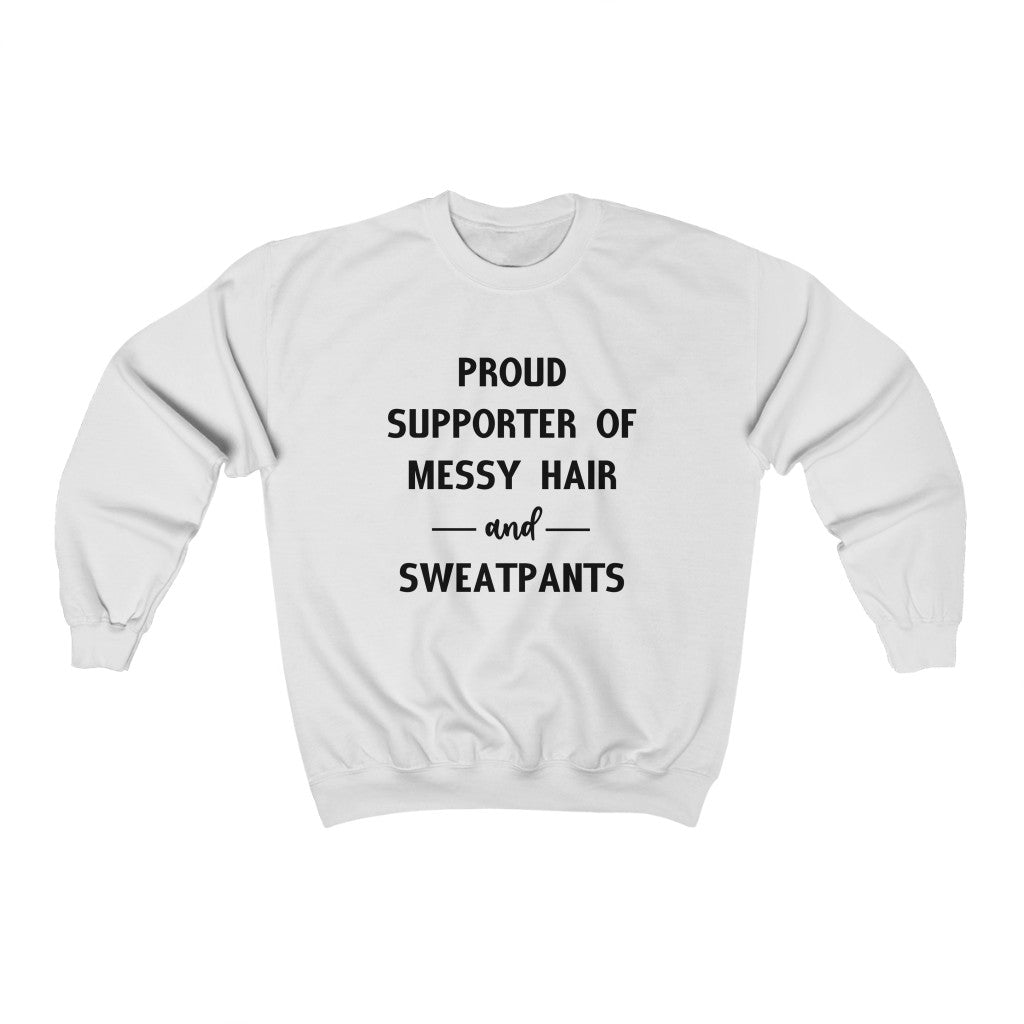 Messy Hair and Sweatpants - Unisex Heavy Blend™ Crewneck Sweatshirt