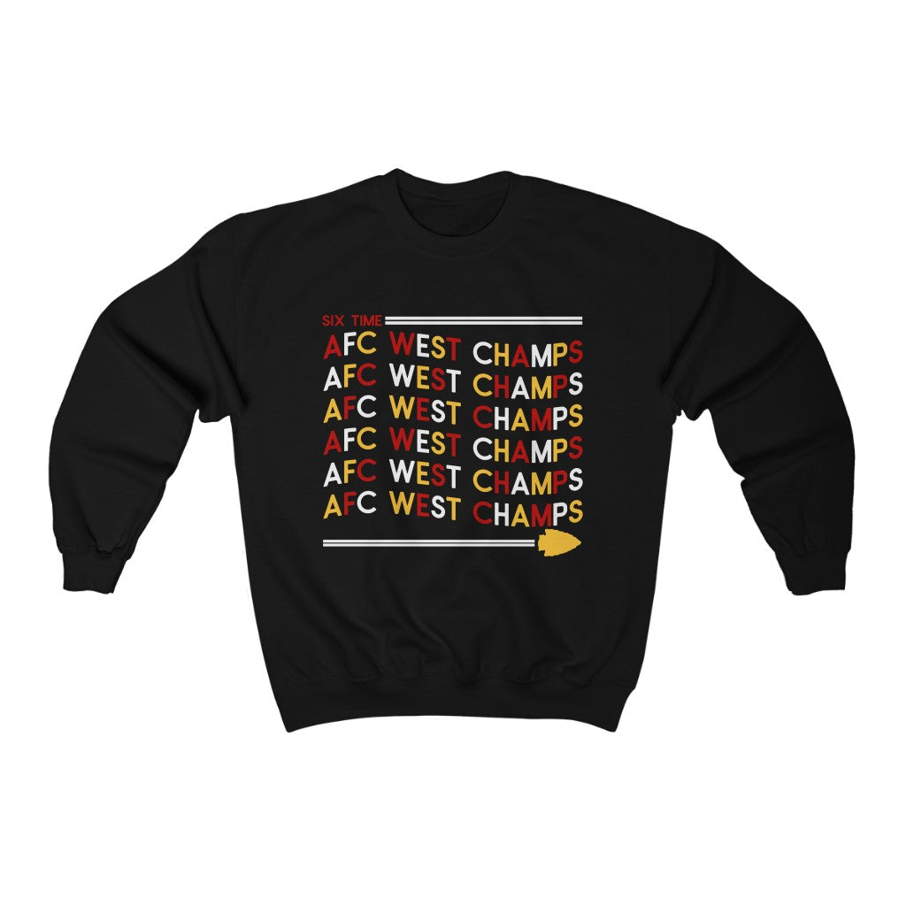 Six Time Champs - Unisex Heavy Blend™ Crewneck Sweatshirt