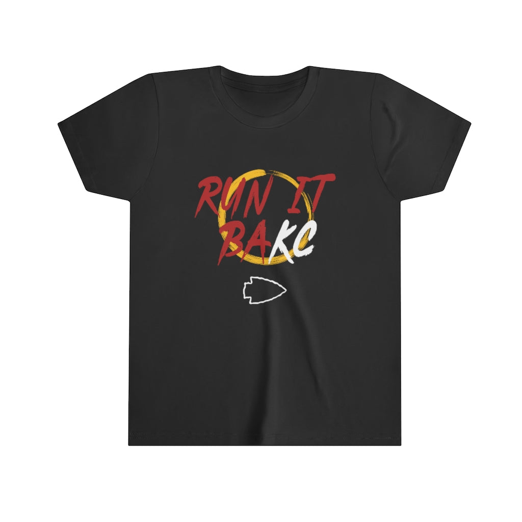 Run It BAKC - Youth Short Sleeve Tee