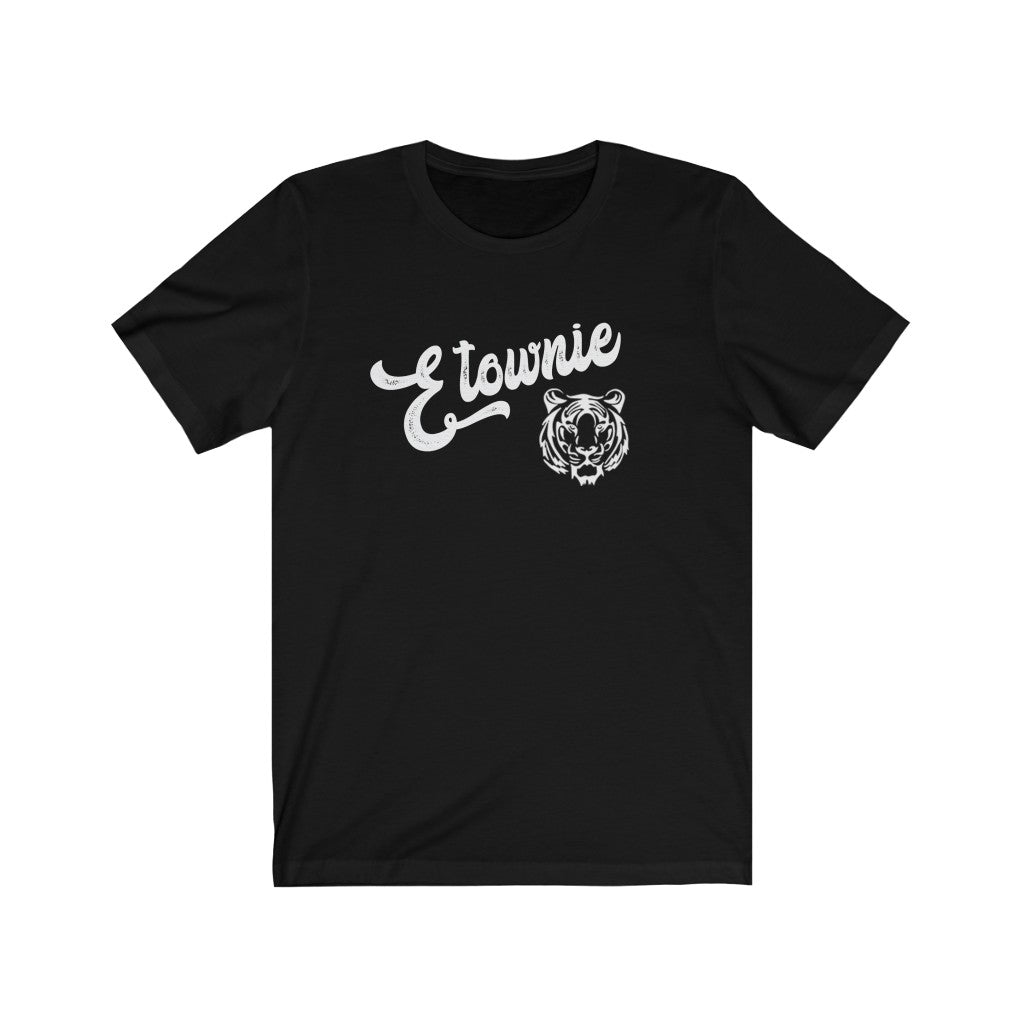 E-Townie White - Unisex Jersey Short Sleeve Tee