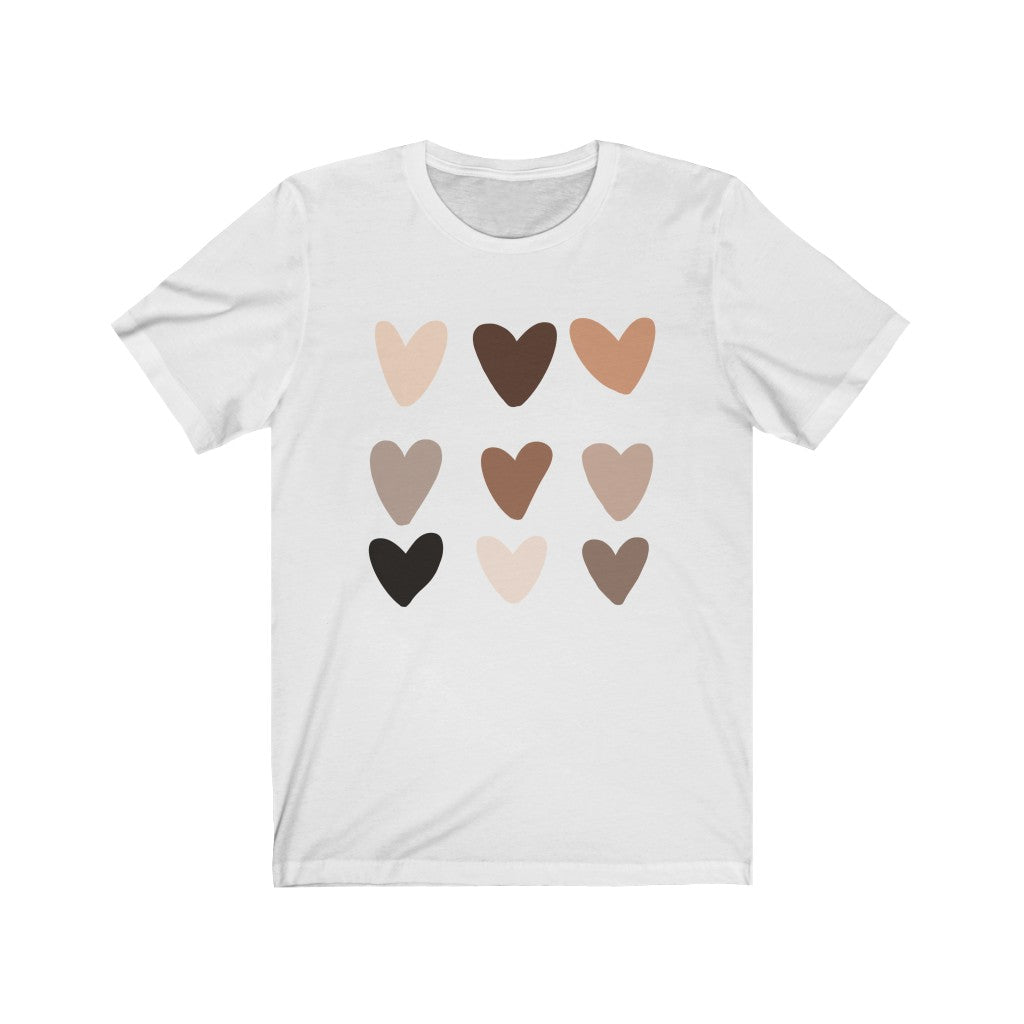 One Heart - Unisex Jersey Short Sleeve Tee