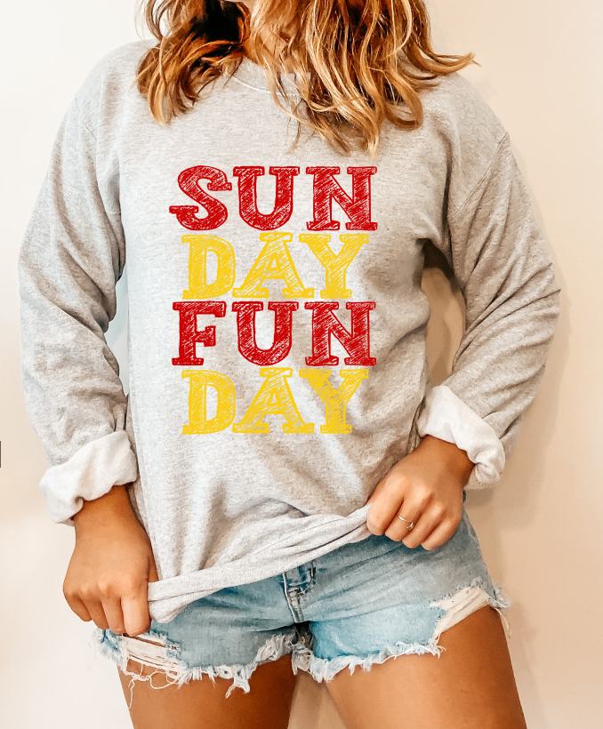 SUNDAY FUNDAY - Unisex Heavy Blend™ Crewneck Sweatshirt