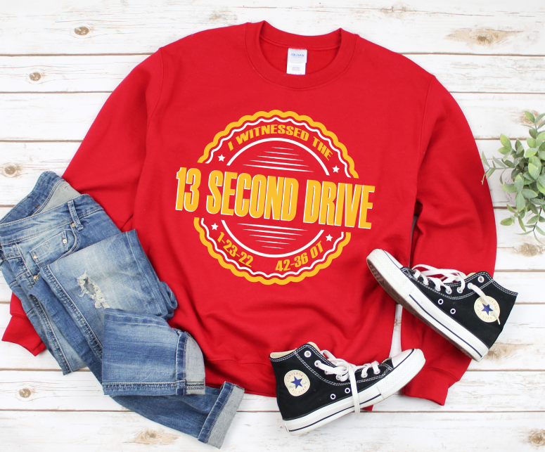 13 Second Drive - Unisex Heavy Blend™ Crewneck Sweatshirt