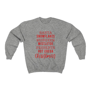 Christmas List - Unisex Heavy Blend™ Crewneck Sweatshirt