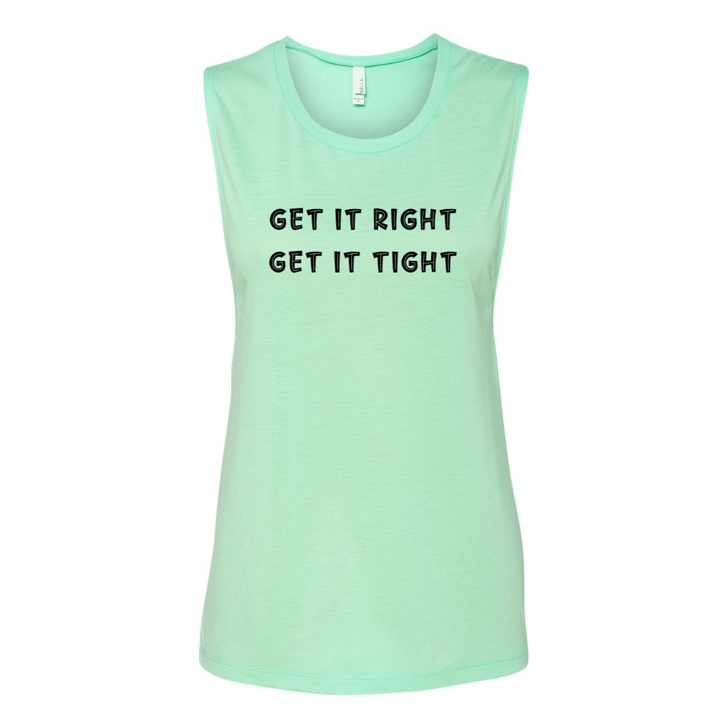 Get it Right - Women's Flowy Muscle Tank