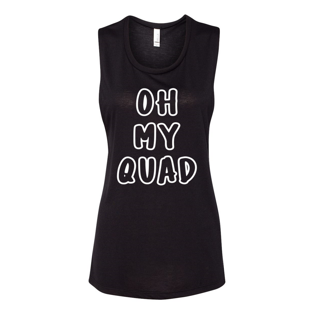 Oh My Quad - Women's Flowy Muscle Tank