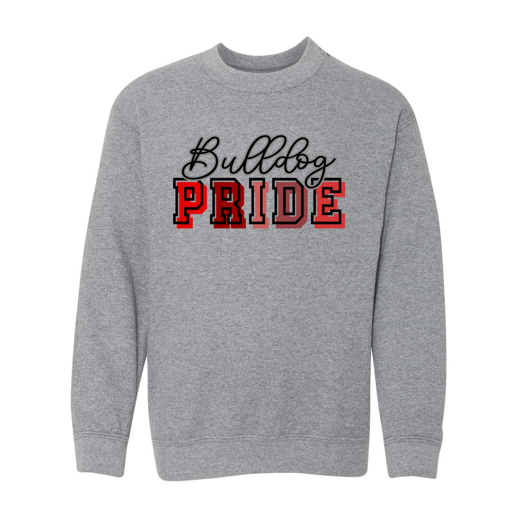 Bulldog Pride - Youth Crewneck Sweatshirt