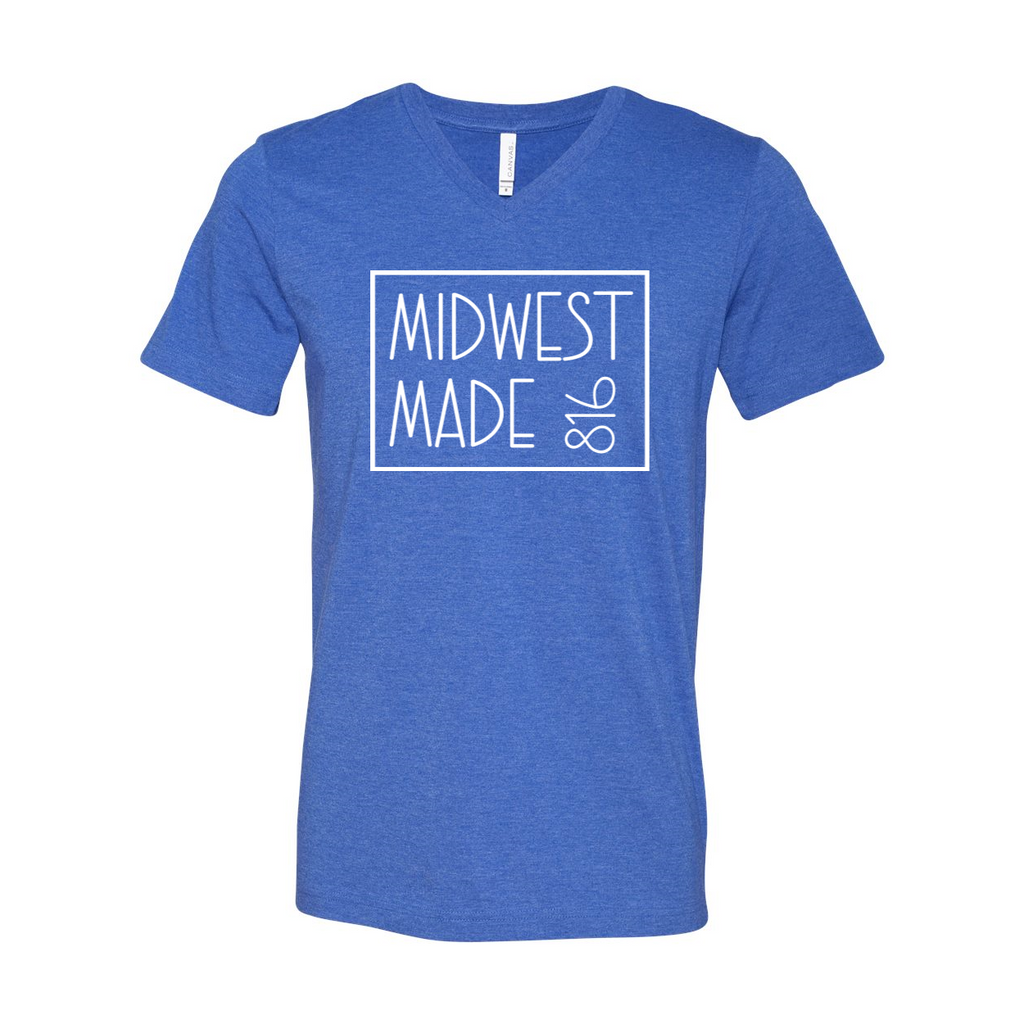 Midwest Made - Unisex Short Sleeve V-Neck