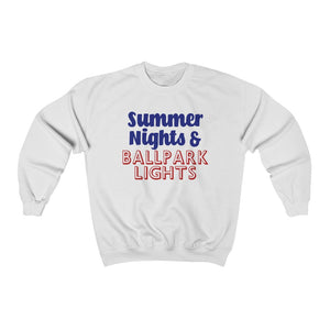 Summer Nights & Ballpark Lights - Unisex Heavy Blend™ Crewneck Sweatshirt