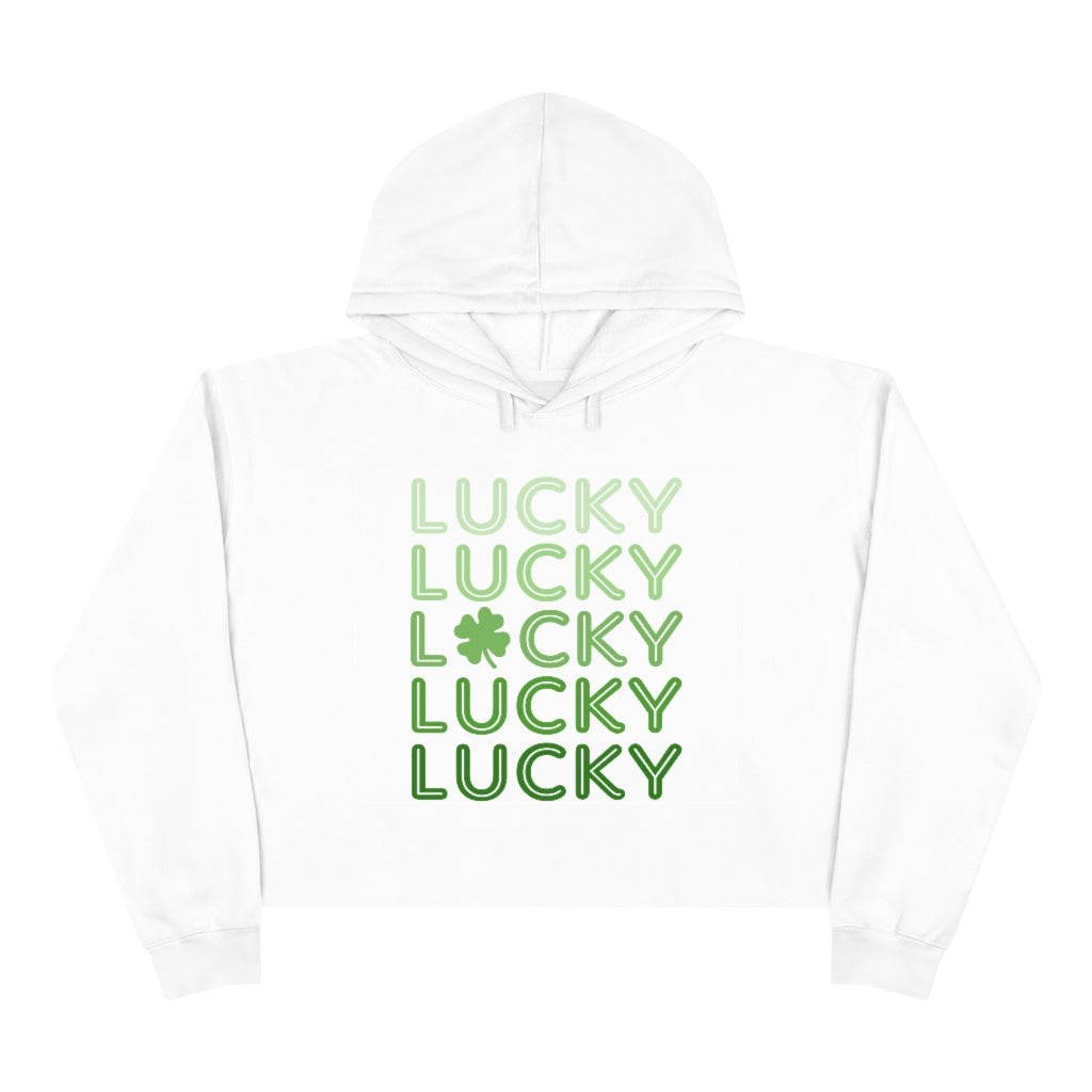 LUCKY - Crop Hoodie