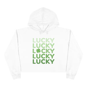 LUCKY - Crop Hoodie