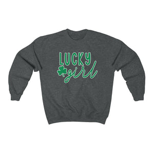 Lucky Girl - Unisex Heavy Blend™ Crewneck Sweatshirt