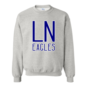 LN Eagles white - Crewneck Sweatshirt