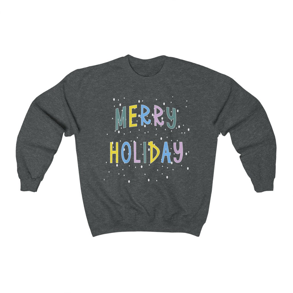 Merry Holiday - Unisex Heavy Blend™ Crewneck Sweatshirt