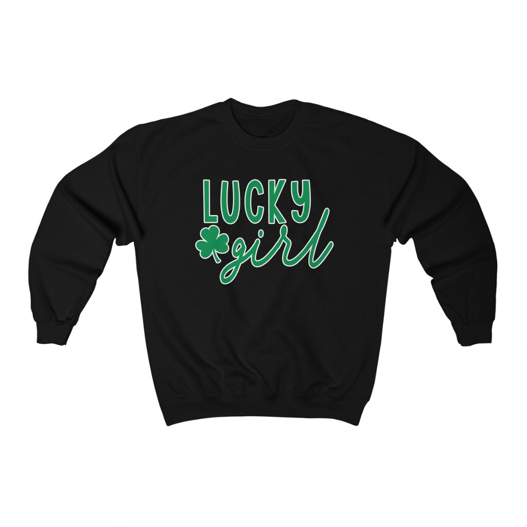 Lucky Girl - Unisex Heavy Blend™ Crewneck Sweatshirt